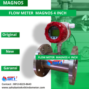 Digital Trubune Flow Meter Magnos Size 4 Inch