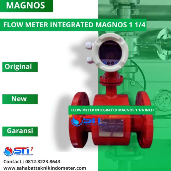 Electromagnetic flow meter magnos Integrated size 1 14 inch