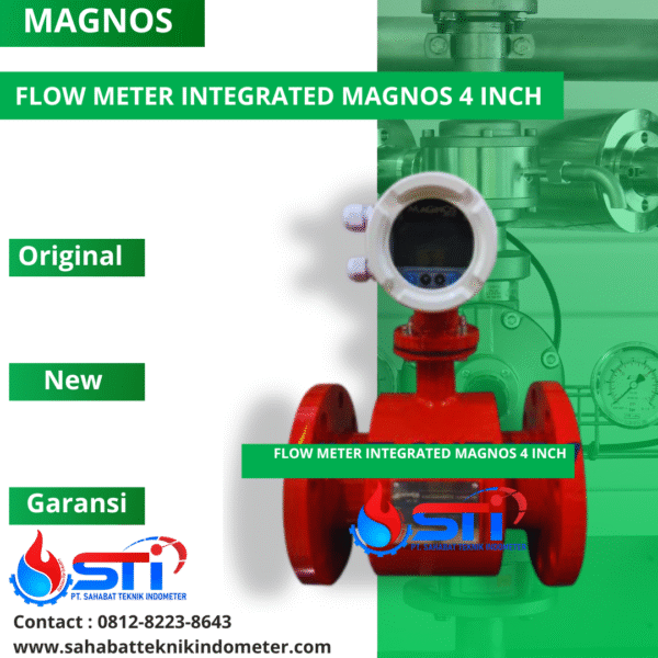 Electromagnetic flow meter magnos Integrated size 4 inch