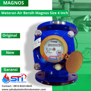 METERAN MAGNOS AIR BERSIH SIZE 4 INCH
