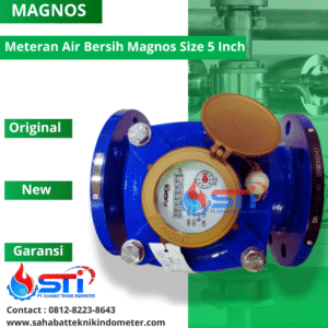 Meteran Air Bersih Magnos 5 Inch