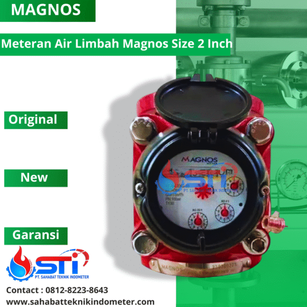 Meteran Air Limbah Magnos 2 Inch