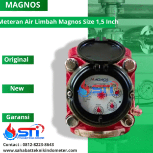 Meteran Air Limbah Magnos Size 1,5 Inch