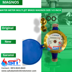 Water Meter Multi-Jet Brass Magnos Size 1 Inch