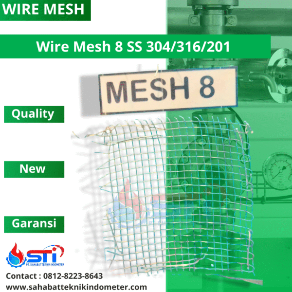 Wire Mesh 8 SS 304/316/201