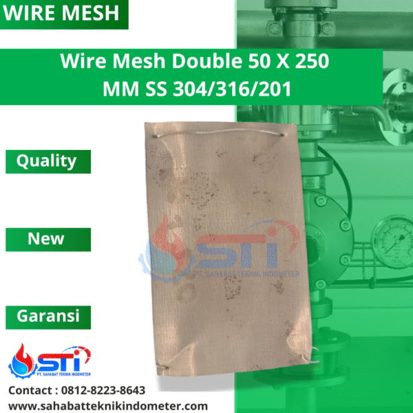 Wire Mesh Double 50 X 250 MM SS 304/316/201