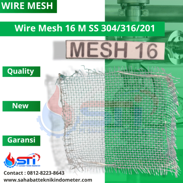 Wire Mesh 16 M SS 304/316/201