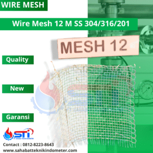 Wire Mesh 12 M SS 304/316/201