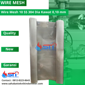 Wire Mesh 10 SS 304 Dia Kawat 0,10 mm