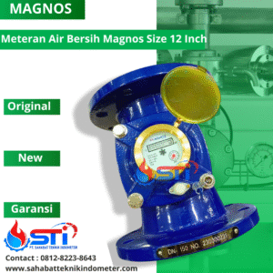 Meteran Air Bersih Magnos Size 12 Inch
