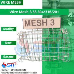Wire Mesh 3 SS 304/316/201