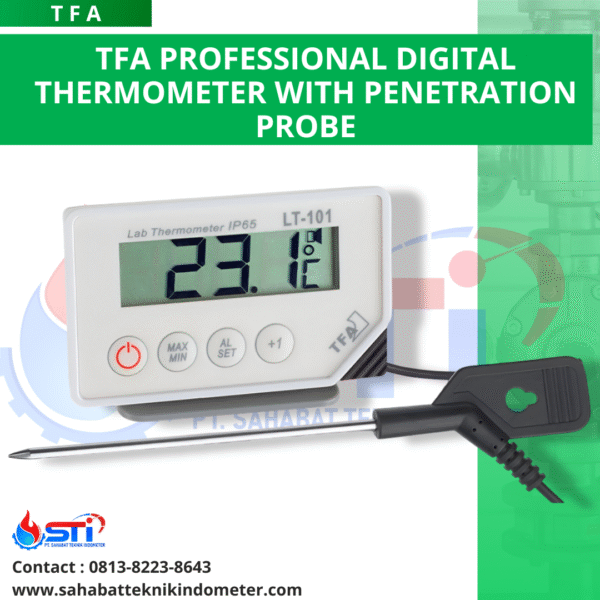 TFA Professional Digital Thermometer with Penetration Probe