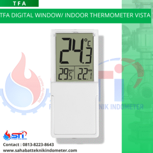 TFA Digital Window/ Indoor Thermometer VISTA