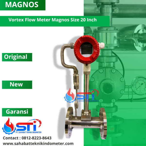 Vortex Flow Meter Magnos Size 20 Inch