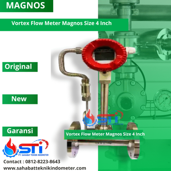 Vortex Flow Meter Magnos Size 4 Inch
