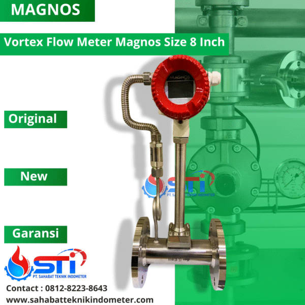 Vortex Flow Meter Magnos Size 8 Inch