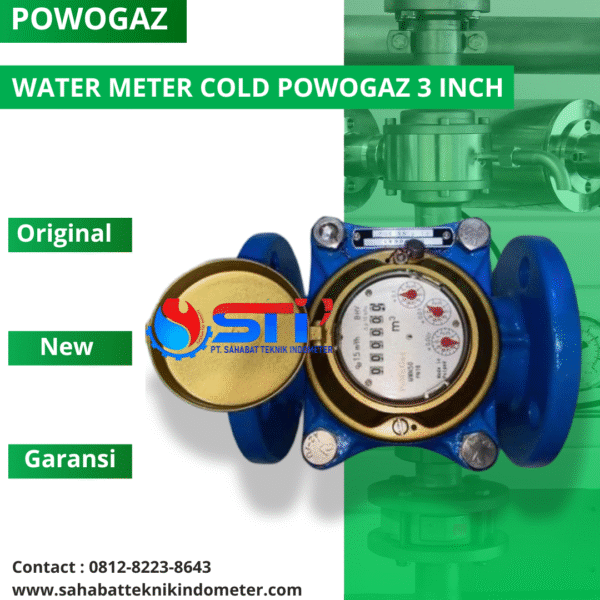 Water Meter Cold Powogaz 3 inch