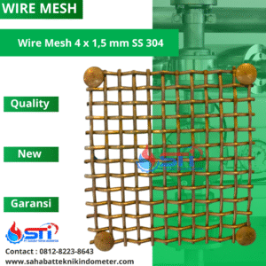 Wire Mesh 4 x 1,5 mm SS 304