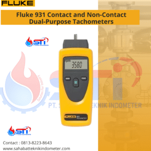 Fluke 931 Contact and Non-Contact Dual-Purpose Tachometers