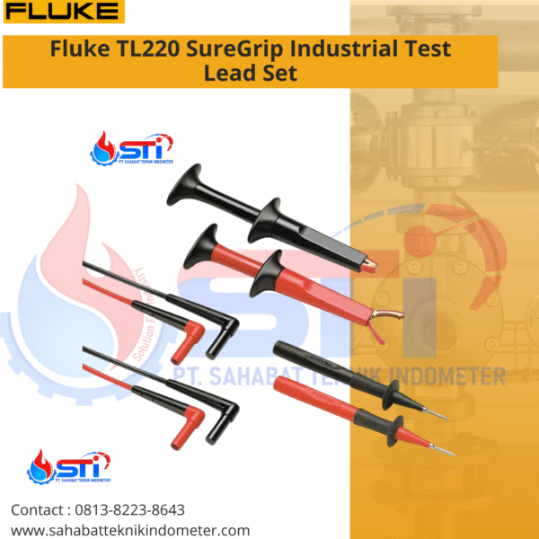 Fluke TL220 SureGrip Industrial Test Lead Set