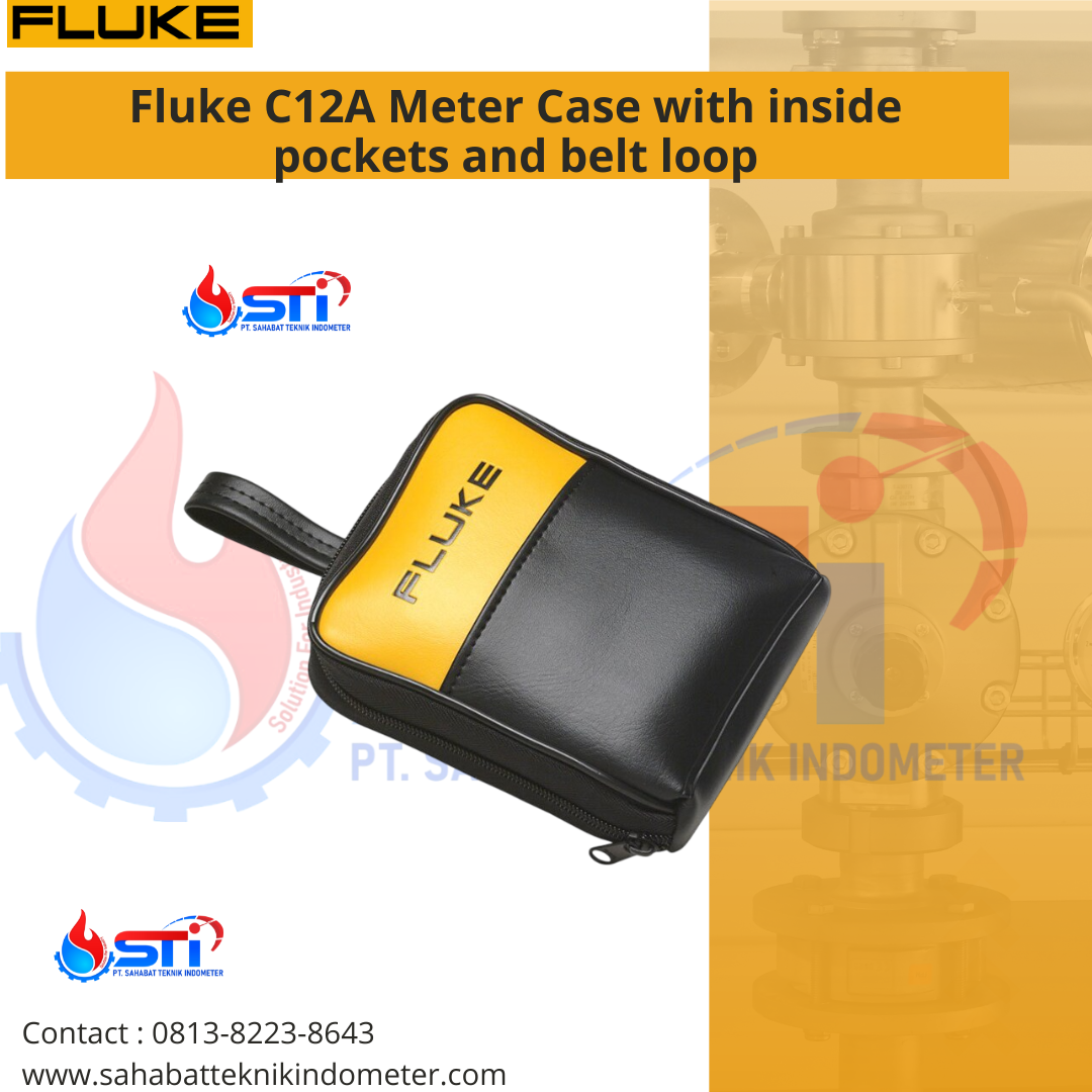 Fluke C12A Meter Case with inside pockets and belt loop