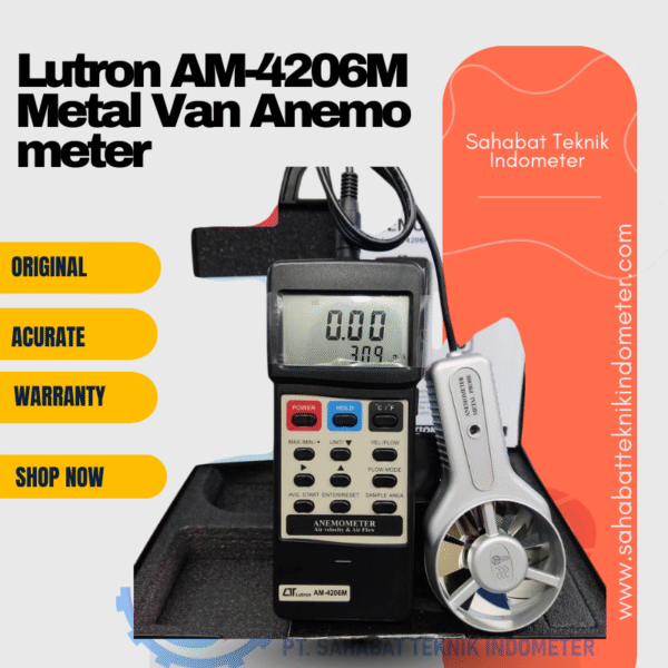 Lutron AM-4206M Metal Van Anemo meter