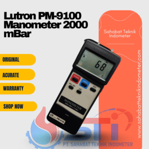 Lutron PM-9100 Manometer 2000 mBar