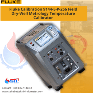Fluke Calibration 9144-E-P-256 Field Dry-Well Metrology Temperature Calibrator