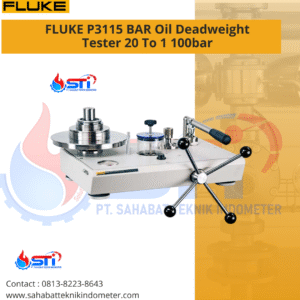 FLUKE P3115 BAR Oil Deadweight Tester 20 To 1 100bar