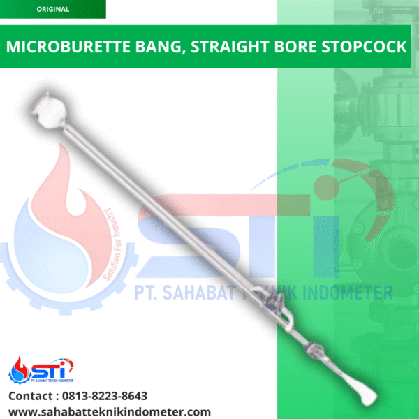 Microburette Bang, Straight Bore Stopcock