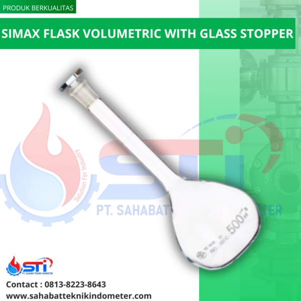 SIMAX Flask Volumetric with Glass Stopper