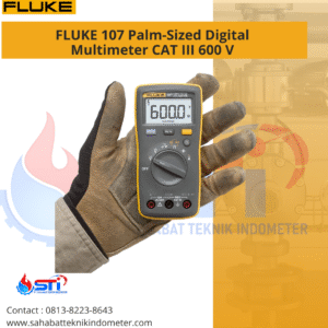 FLUKE 107 Palm-Sized Digital Multimeter CAT III 600 V