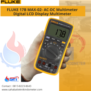 FLUKE 17B MAX-02- AC-DC Multimeter Digital LCD Display Multimeter