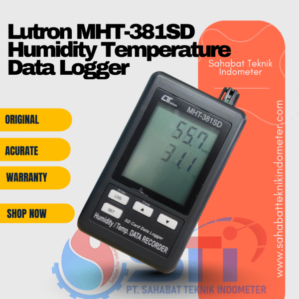 Lutron MHT-381SD Humidity Temperature Data Logger