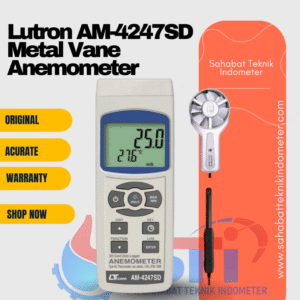 Lutron AM-4247SD Metal Vane Anemometer