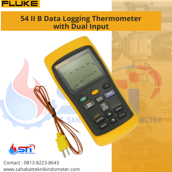 54 II B Data Logging Thermometer with Dual Input