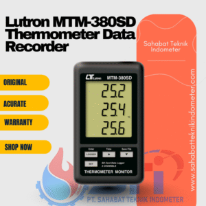 Lutron MTM-380SD Thermometer Data Recorder