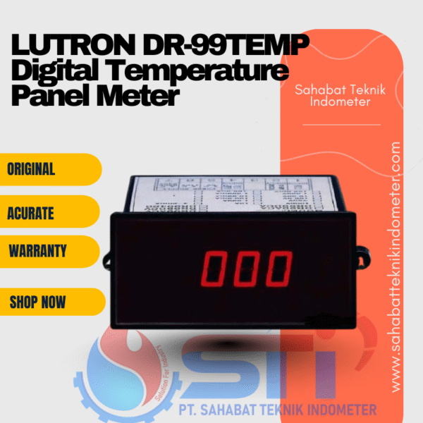 LUTRON DR-99TEMP Digital Temperature Panel Meter