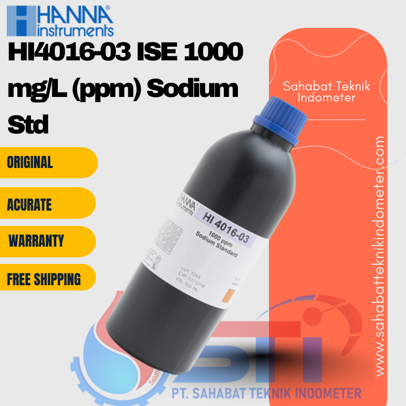 HI4016-03 ISE 1000 mg/L (ppm) Sodium Std