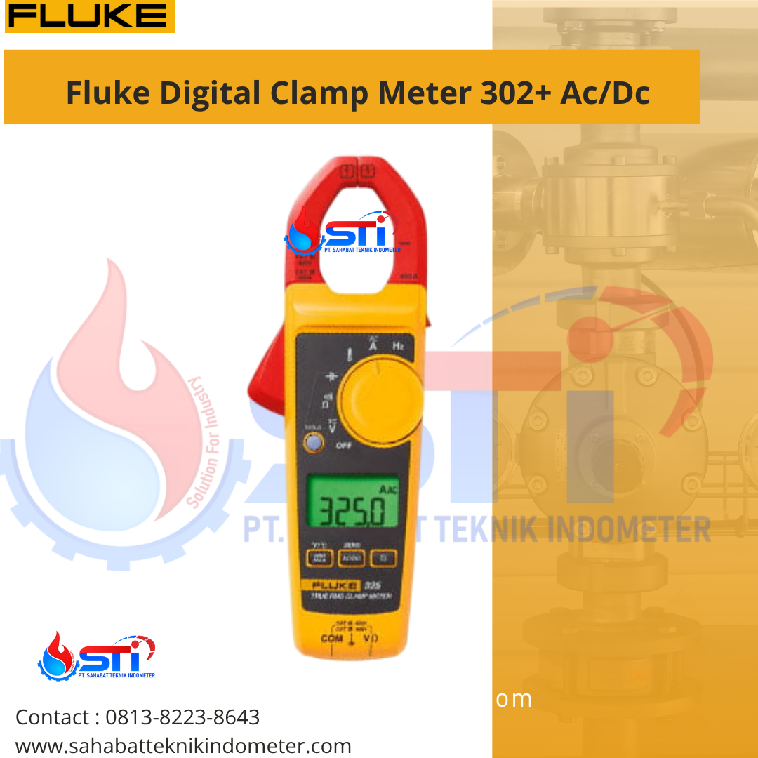 Fluke Digital Clamp Meter 302+ Ac/Dc