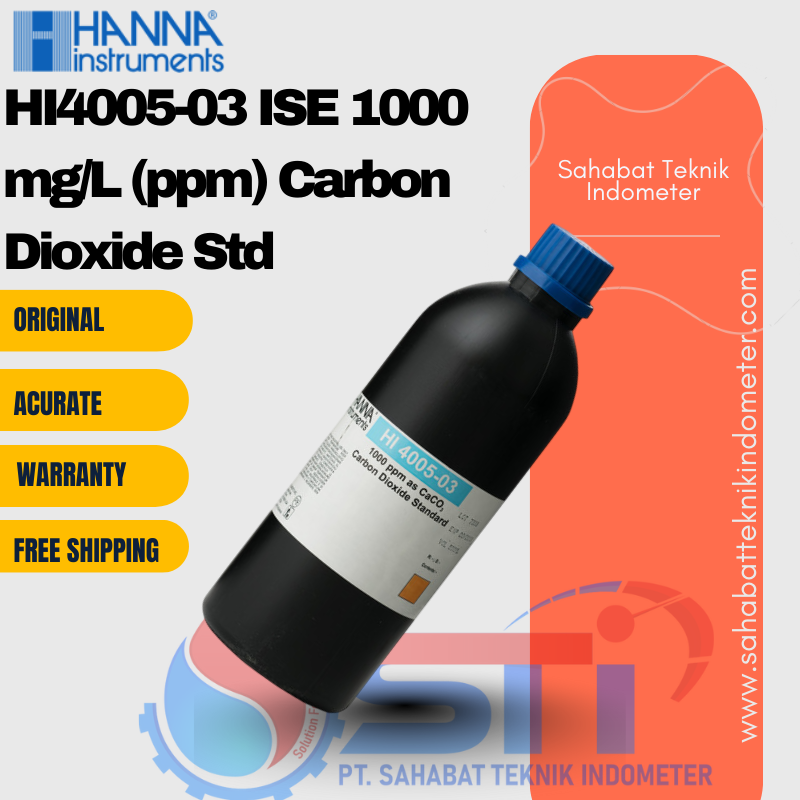 HI4005-03 ISE 1000 mg/L (ppm) Carbon Dioxide Std