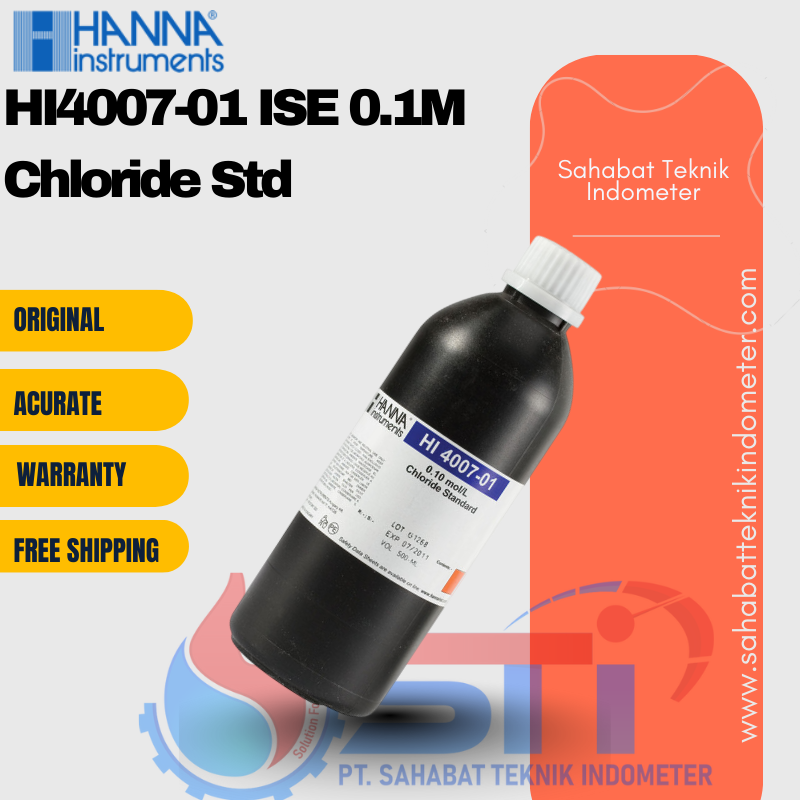 HI4007-01 ISE 0.1M Chloride Std