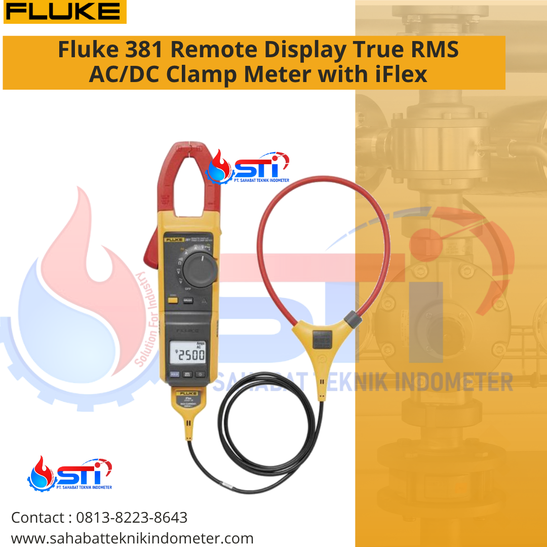 Fluke 381 Remote Display True RMS AC/DC Clamp Meter with iFlex