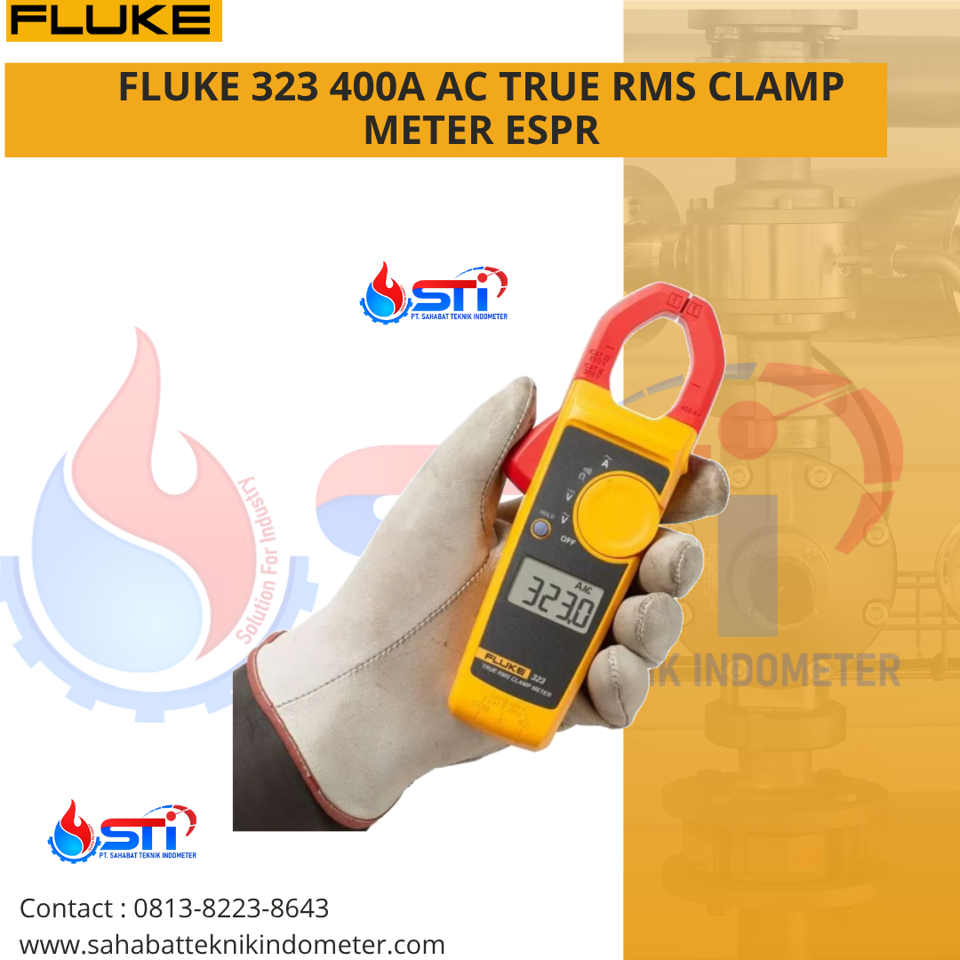 FLUKE 323 400A AC TRUE RMS CLAMP METER ESPR