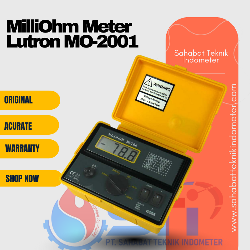 MilliOhm Meter Lutron MO-2001