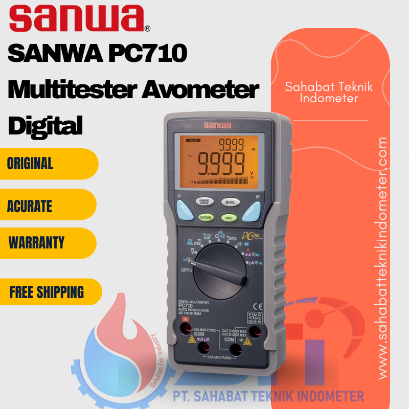 SANWA PC710 Multitester Avometer Digital