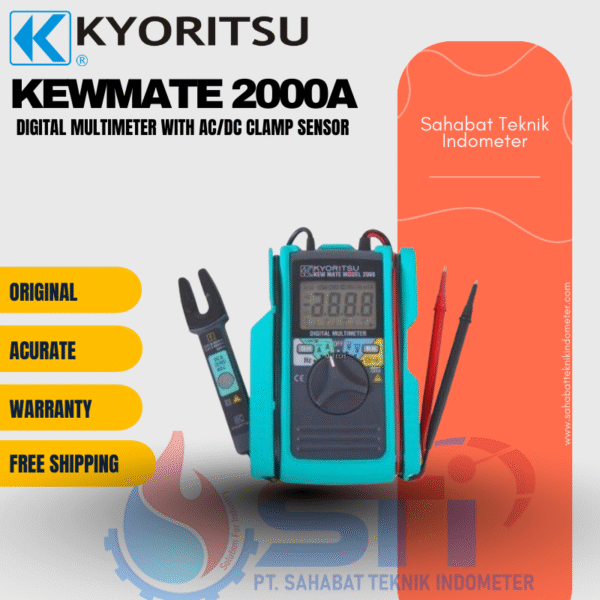 KEWMATE 2000A Digital multimeter with AC/DC clamp sensor » Distributor ...