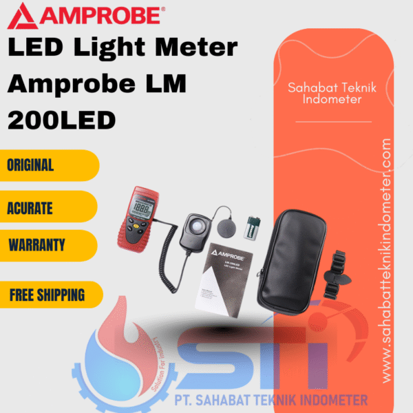 LED Light Meter Amprobe LM 200LED » Distributor Water Meter, Flow Meter ...