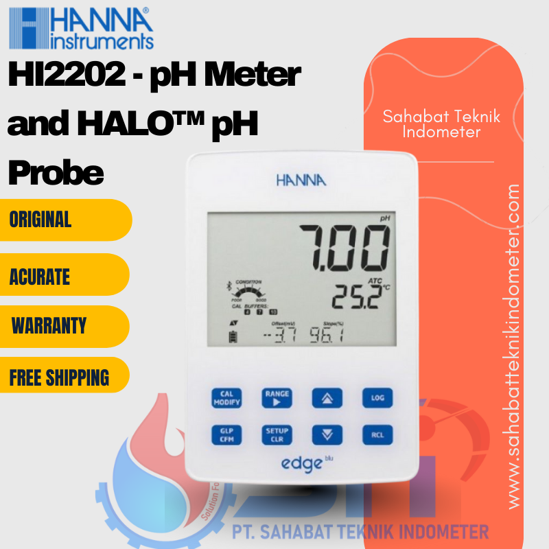 HI2202 - pH Meter and HALO™ pH Probe