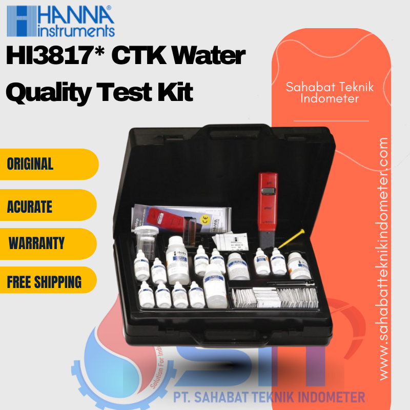 HI3817* CTK Water Quality Test Kit